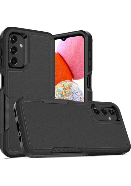 Samsung Galaxy A14 5G/A14 4g Pc+Tpu Şok Geçirmez Cep Black Telefon Kılıfı (Yurt Dışından)