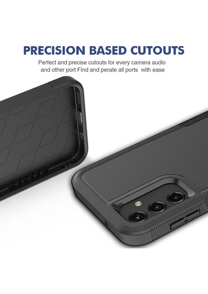 Samsung Galaxy A14 5G/A14 4g Pc+Tpu Şok Geçirmez Cep Black Telefon Kılıfı (Yurt Dışından) fiyatları