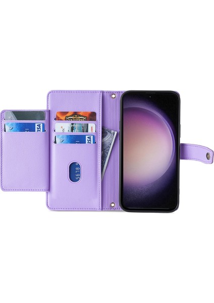 Samsung Galaxy M34 5G/F34 5g Fermuar Deri Deri 2 ps Telefon Kılıfı (Yurt Dışından)