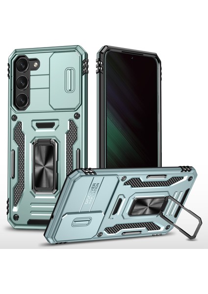 Samsung Galaxy S24 Zırh Serisi+ Pc+ Tpu Metal Kabuğu Telefon Kılıfı (Yurt Dışından)