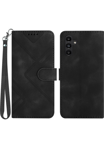 Samsung Galaxy A25 5G/A24 4g Baskılı Pu Deri Black Telefon Kılıfı (Yurt Dışından)