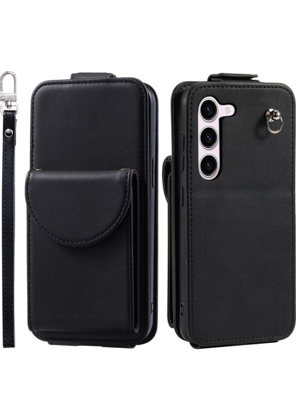 Samsung Galaxy S23 Deri Çanta Çanta s Black Telefon Kılıfı (Yurt Dışından)