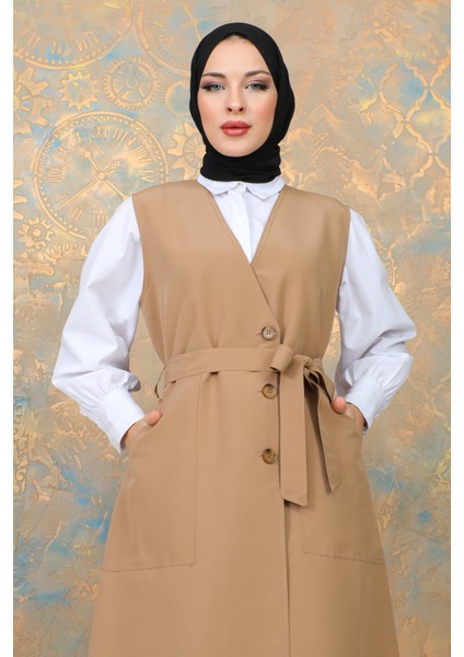 Trençkot & Yelek Cepli Düğmeli -Su Geçirmez modelleri