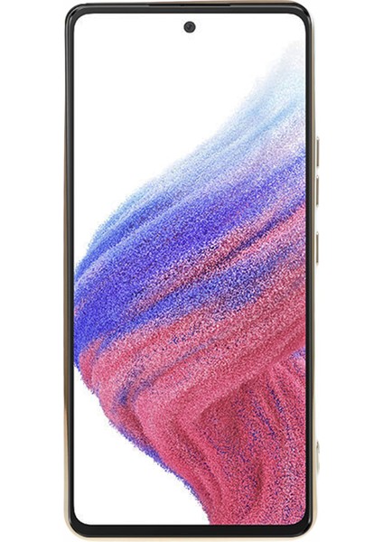 Samsung Galaxy A53 5g Ince Fit Yumuşak Tpu Parlak 6d Elektrokaplatma Geri Orta Telefon Kılıfı (Yurt Dışından)