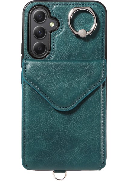Samsung Galaxy A34 5g Pu Deri+Tpu Crossbody Telefon Kılıfı (Yurt Dışından)