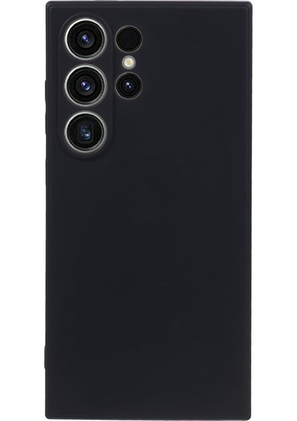 Samsung Galaxy S24 Ultra Tpu sı Yumuşak Fiber Astar Damla Koruma Black Telefon Kılıfı (Yurt Dışından)
