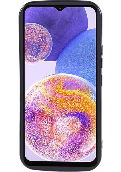 Samsung Galaxy A23 4G/A23 5g (Global rsiyon) Dalga Şekli Tpu (Hassas Kesim) Black Telefon Kılıfı (Yurt Dışından)