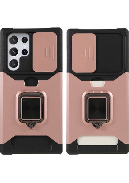 Samsung Galaxy S24 Ultra Pc+Tpu Golü Altın Telefon Kılıfı (Yurt Dışından)