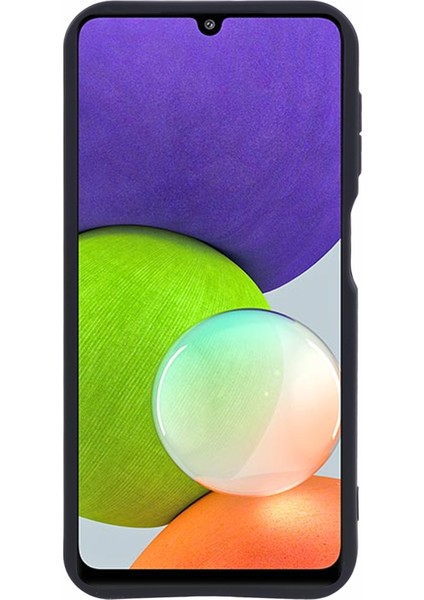 Samsung Galaxy A22 4g (Ab rsiyonu) Tpu Mat Black Telefon Kılıfı (Yurt Dışından)