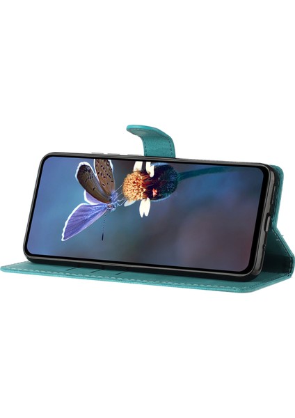 Samsung Galaxy S24 Için+ Basılı Kabuğu ı Pu Deri Manyetik Sky Telefon Kılıfı (Yurt Dışından)