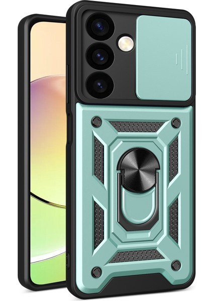 Samsung Galaxy S24+ Pc+ Tpu Slayt Lens Cep Telefon Kılıfı (Yurt Dışından)