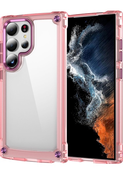 Samsung Galaxy S24 Ultra Pc+Tpu Cilt Touch Clear Tespiteli+ Telefon Kılıfı (Yurt Dışından)