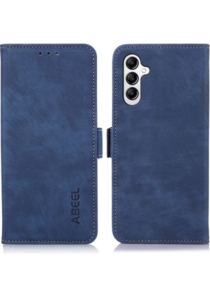Samsung Galaxy S24 Için+ Deri Manyetik Toka Telefon Kılıfı (Yurt Dışından)