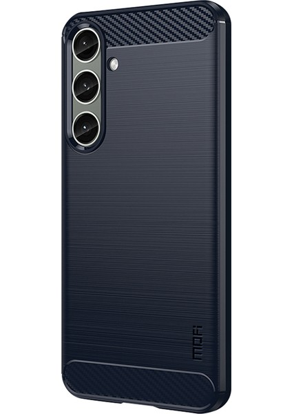 Samsung Galaxy S24 Için+ Slim Fit Tpu sı Karbon Fiber Doku Telefon Kılıfı (Yurt Dışından)