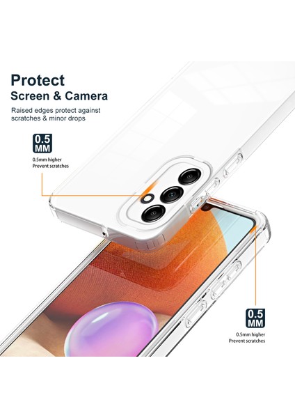 Samsung Galaxy M54 5G/F54 5g Tpu+Pc Şok Geçirmez Beyaz Telefon Kılıfı (Yurt Dışından) fiyatları