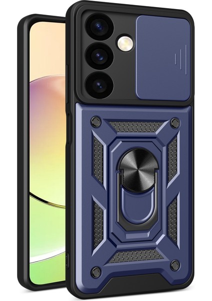 Samsung Galaxy S24+ Pc+ Tpu Slayt Lens Cep Telefon Kılıfı (Yurt Dışından)