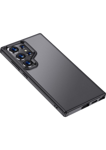 Samsung Galaxy S24 Ultra Hibrid Pc+Tpu Güçlendirilmiş Köşeler Matte Telefon Kılıfı (Yurt Dışından)