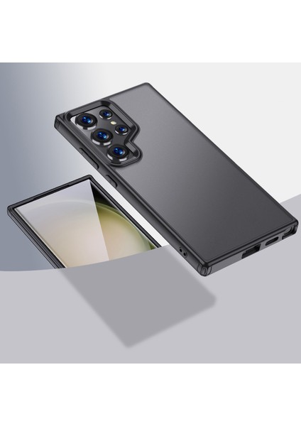 Samsung Galaxy S24 Ultra Hibrid Pc+Tpu Güçlendirilmiş Köşeler Matte Telefon Kılıfı (Yurt Dışından) fiyatları