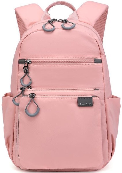 Küçük Boy Ekstra Hafif Uniseks Sırt Çantası BC 3137 - Pudra