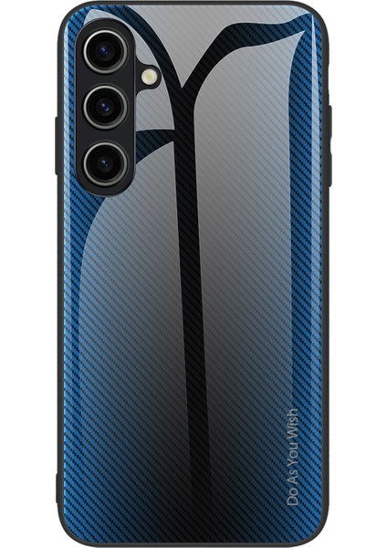 Samsung Galaxy A35 5g 5g sı Temperli Cam Çizelge Karşıtı Baby Blue Telefon Kılıfı (Yurt Dışından)