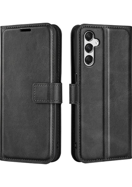 Samsung Galaxy A25 5g Pu Pu Deri Kabuğu Black Telefon Kılıfı (Yurt Dışından)
