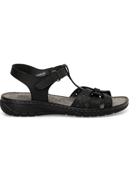 158589.Z4Fx Siyah Kadın Comfort Sandalet