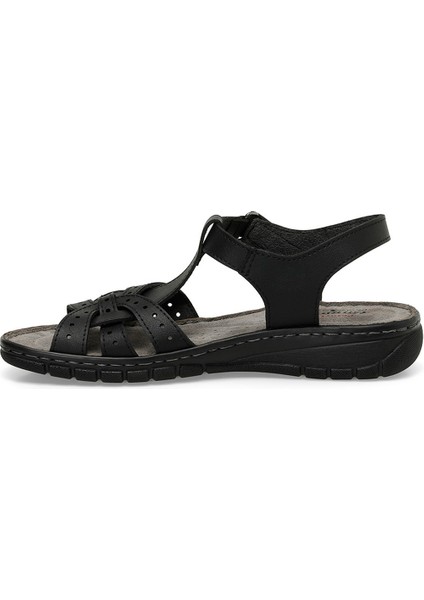 158589.Z4Fx Siyah Kadın Comfort Sandalet