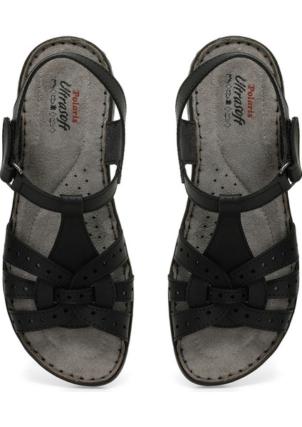 158589.Z4Fx Siyah Kadın Comfort Sandalet