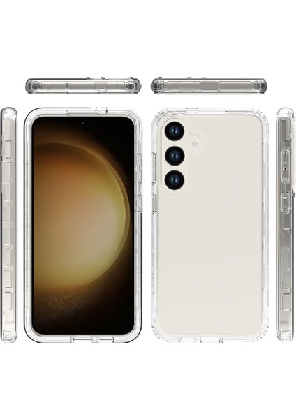 Samsung Galaxy S24+ Şeffaf Gradyan Pet Screen Film Red Telefon Kılıfı (Yurt Dışından)