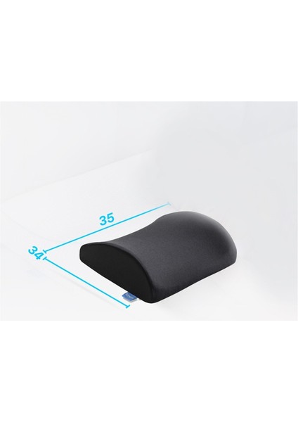 Tekno Trust Gri Visco Bel Destek Yastığı Memory Foam Dik Duruş Ortopedik Yastık Omurga Yastığı 35*34*12 Visko 3
