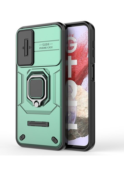 Samsung Galaxy M34 5G/F34 5g Slayt Lens Koruma Pc+Tpu Koruyucu Telefon Kılıfı (Yurt Dışından)