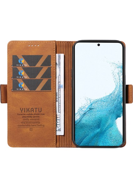 Samsung Galaxy S21 Fe 5g Cilt Touch Deri Kahverengi Telefon Kılıfı (Yurt Dışından) fiyatları