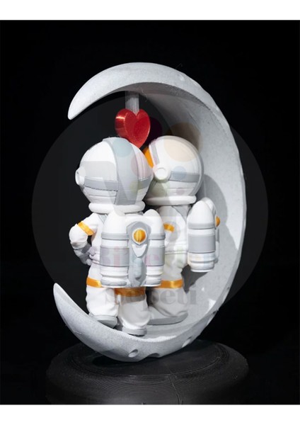 Astronot Çift Figür - 23 cm modelleri