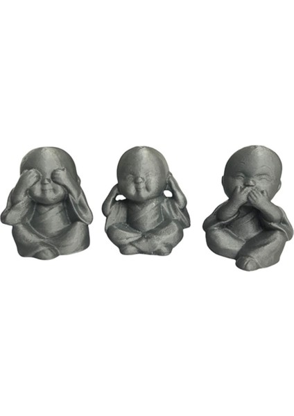 Görmedim Duymadım Bilmiyorum - Sevimli 3 Buda Heykel Figür