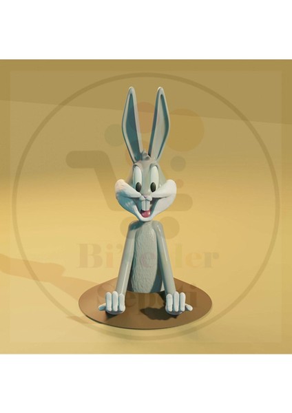 Bi'şeyler Sepeti Bugs Bunny Telefon Tutucu Figür