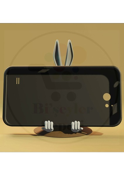 Bi'şeyler Sepeti Bugs Bunny Telefon Tutucu Figür