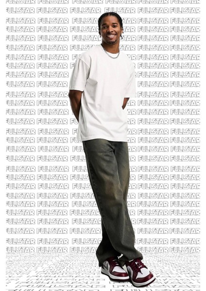 Sportswear Air Graphic MAX90 Loose Fit Tee Bol Kalıp Baskılı Tişört Beyaz