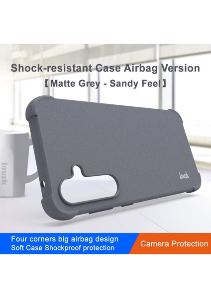 Samsung Galaxy S23 Fe Aırbag Cony Tpu Cover Grey Telefon Kılıfı (Yurt Dışından)