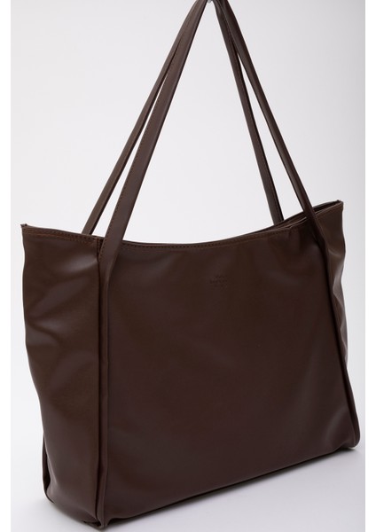 Tekno Trust Düz Kahve Rengi Shk90 Deri El Kol Ve Omuz Çanta indirimleri