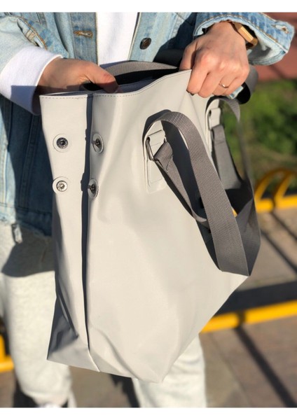 Tekno Trust Kadın Gri Omuz Çantası fırsatları