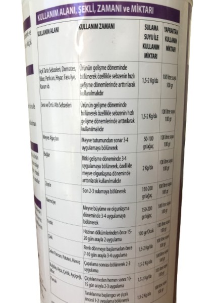 K-Plus-Ca Gübre 10-0-20 1 kg