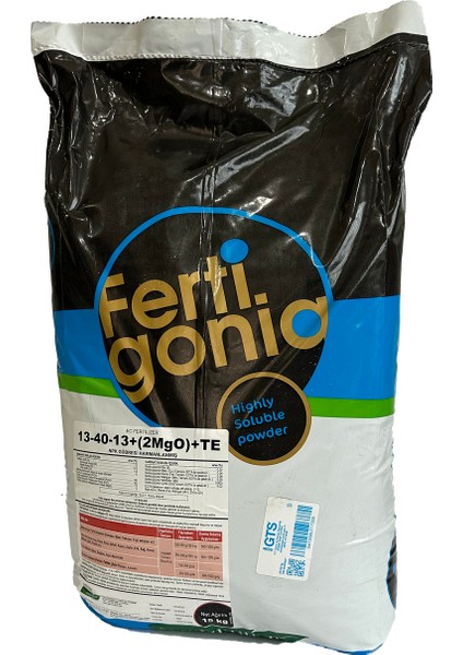 Fertıgonıa 13-40-13+(2 Mgo)+Te 15 kg Fosfor Ağırlıklı Toz Gübre