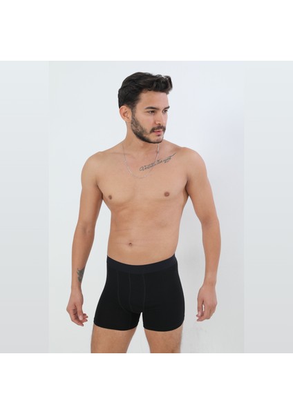 Likralı Boxer Siyah 5'li Paket fiyatları