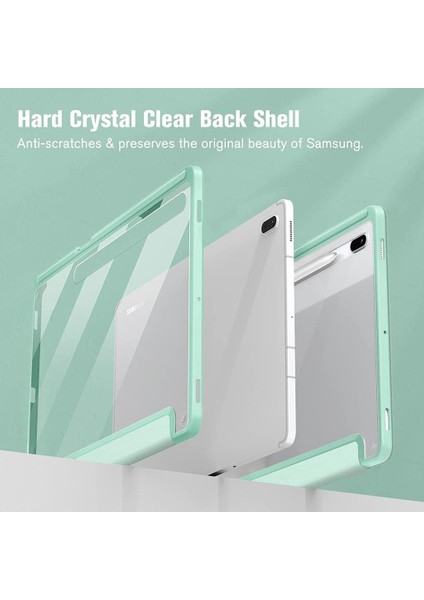 Samsung Galaxy Tab S9 FE Plus/S10 Plus/S9 Plus Kılıf Grafiti Şeffaf Kalem Bölmeli X610-16-810-18 X820 modelleri