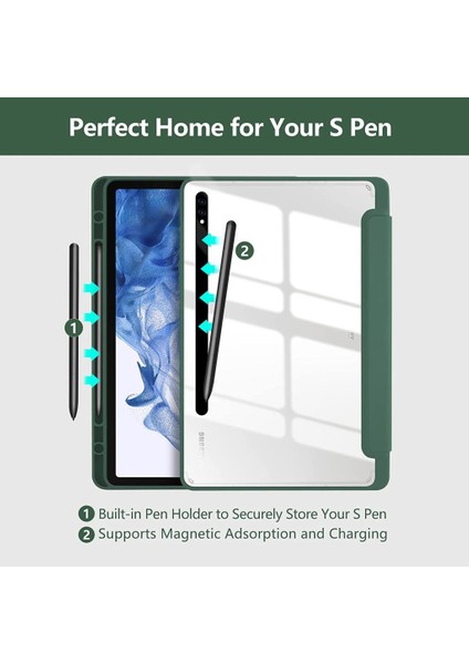 Samsung Galaxy Tab S10 Lite FE/S10/S9 FE/S9 Kılıf Grafiti Şeffaf Kalem Bölmeli(12.4inç Değildir) fırsatları