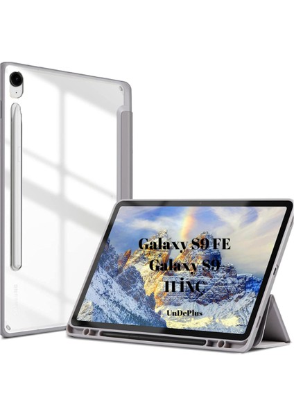 Samsung Galaxy Tab S10 Lite FE/S10/S9 FE/S9 Kılıf Grafiti Şeffaf Kalem Bölmeli(12.4inç Değildir)