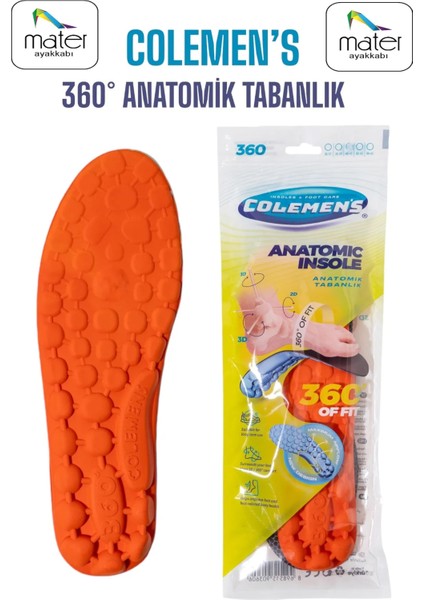 Colemens Comfort System Insoles & FOOTCARE360 - Anatomik Ayakkabı Tabanlığı Masaj Etkili Tabanlık