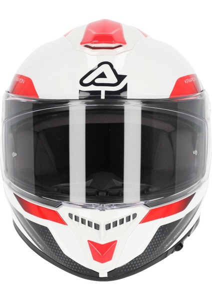 Krapon 22-06 Kask Beyaz Kırmızı fiyatları