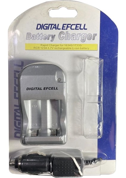 DIGITAL EFCELL 2X123A-16340-17335 EV+ARAÇ PİL ŞARJ CİHAZI