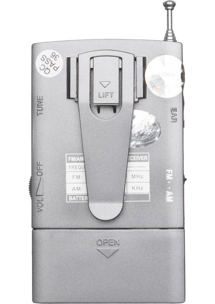 VS-R106 GRİ RENK CEP TİPİ ANALOG FM RADYO
